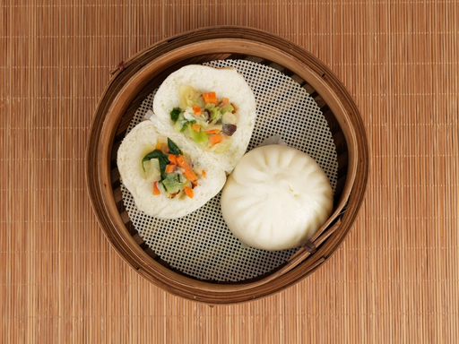[HDS017R1] Mushroom Vegetable Bao (6pcs)