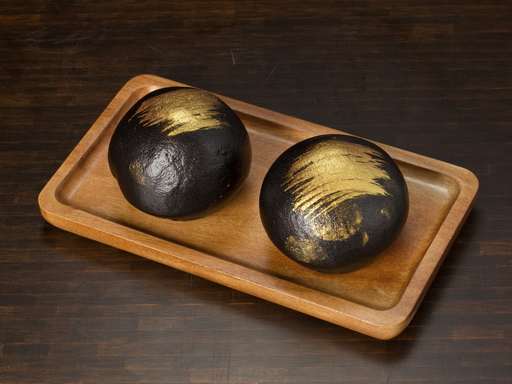 [HDS018R1] Black Gold Lava Bao (6pcs)